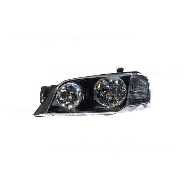 Black Head Lamp Passenger Side Certified Suits Ford Territory SX/SY 6/2004 to 4/2009