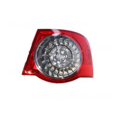 Tail Lamp Drivers Side Genuine Suits Volkswagen Jetta 1K 2/2006 to 2/2011