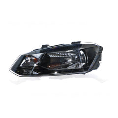 Halogen Head Lamp Passenger Side OES Suits Volkswagen Polo Trendline 6R 2010 to 2014