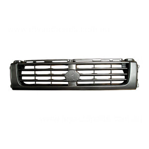 Silver Grille "T-Bar Type" Aftermarket suits Toyota Hilux 8/1994 to 9/1997