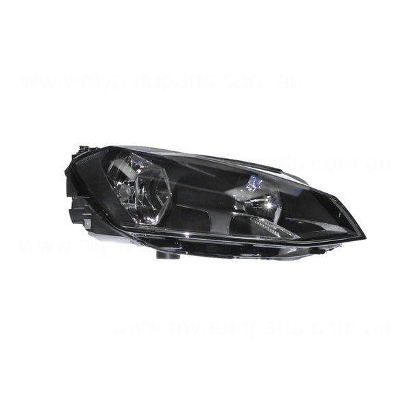 Halogen Manual Adjust Head Lamp Drivers Side OES Suits Volkswagen Golf MK 7 2013 to 2017