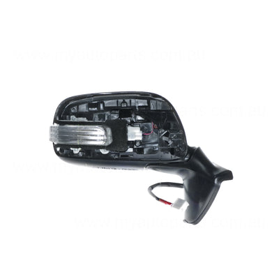 Door Mirror With Indicator Drivers Side OEM Suits Toyota Corolla ZRE152R 2009 to 2012