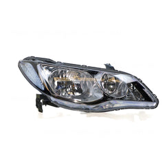 Head Lamp Drivers Side Genuine Suits Honda Civic 8th Generation FD 2006 to 2008