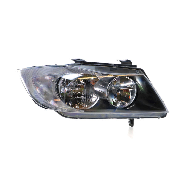 Halogen Manual Adjust Head Lamp Drivers Side OES Suits BMW 3 Series E90 2005 to 2008