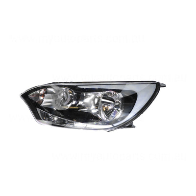 Head Lamp Passenger Side OEM Suits Kia Rio S/Si UB 2011 to 2017