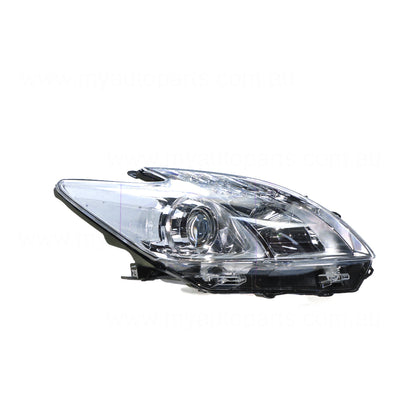 Halogen Head Lamp Drivers Side Genuine Suits Toyota Prius ZVW30R 2011 to 2016