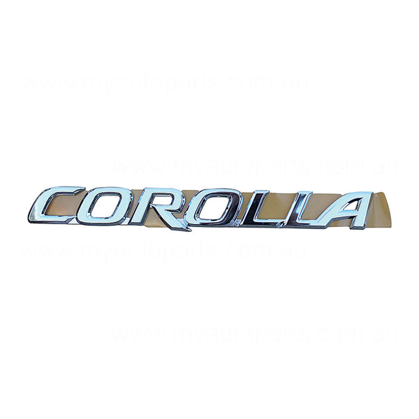 Tail Gate Emblem OEM Suits Toyota Corolla ZZE122R 2001 to 2007