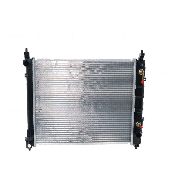 Radiator 28 / 28 mm Plastic Aluminium 450 x 405 x 16 mm Automatic 1.5 L HR15 Aftermarket Suits Nissan Micra K13 2010 to 2013