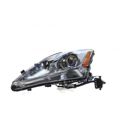 Halogen Head Lamp Passenger Side Genuine Suits Lexus IS250 Sports/Prestige GSE20 2005 to 2010