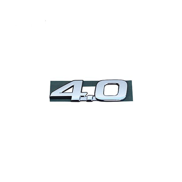 Emblem OEM "4.0" suits Toyota Hilux 2005 to 2011