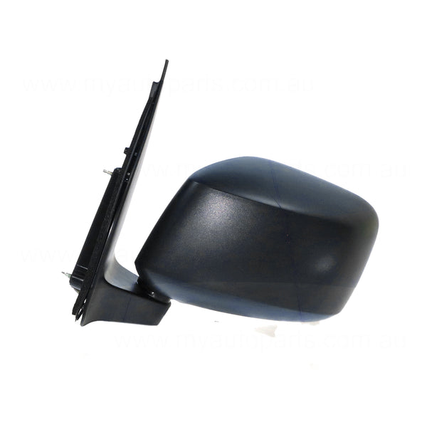 Black Door Mirror Passenger Side OEM Suits Nissan Navara D40 2008 to 2015