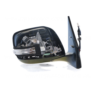 Door Mirror, Memory Folding with Camera, Drivers Side Genuine suits Toyota Landcruiser 200 Series VX/Sahara 2015 On