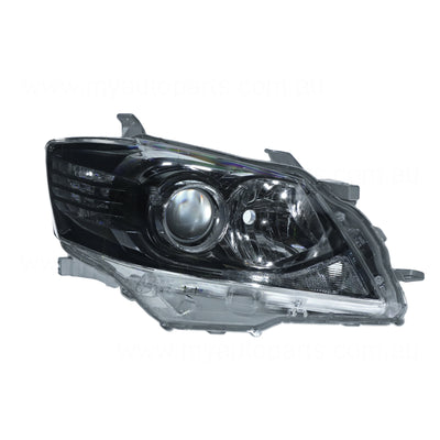 Halogen Electric Adjust Head Lamp Drivers Side Genuine suits Toyota Aurion GSV40R 2009 to 2012