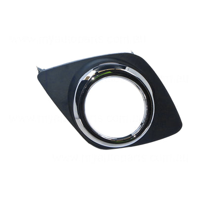 Front Bar Grille With Fog Light Mount Passenger Side Aftermarket Suits Toyota RAV4 8/2008 to 12/2012