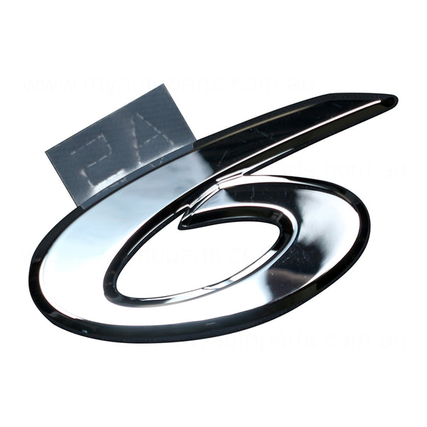 Tail Gate Emblem "6" OEM Suits Mazda 6 GH Wagon 2008 to 2012