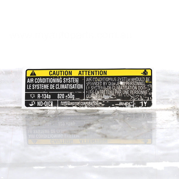 Toyota Kluger OEM Warning Decal 12/2013 to 11/2019 - 887230E040