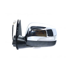 Chrome Door Mirror Electric Adjust with Indicator Passenger Side OEM suits Holden Rodeo & Isuzu D-Max