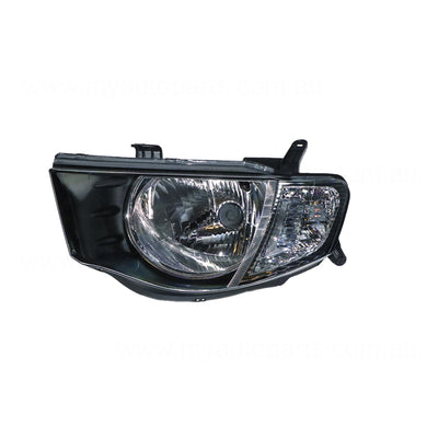 Head Lamp Passenger Side Certified suits Mitsubishi Triton ML GLS/GLXR/VR 7/2006 to 8/2009