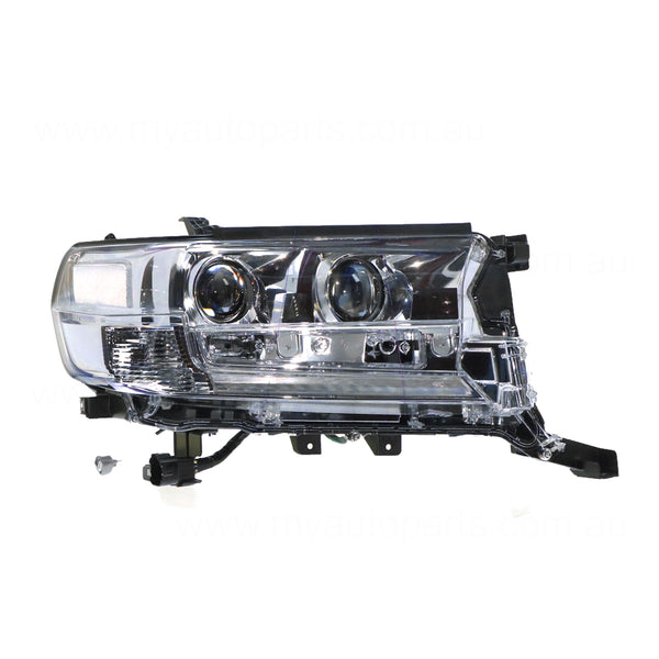 LED with Auto Levelling Head Lamp Drivers Side Genuine suits Toyota Landcruiser GXL/Altitude 200 Series 2012 On