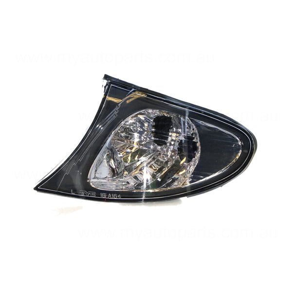 Front Park / Indicator Lamp, Black Trim, Passenger Side Certified Suits BMW 3 Series E46 2001 to 2003