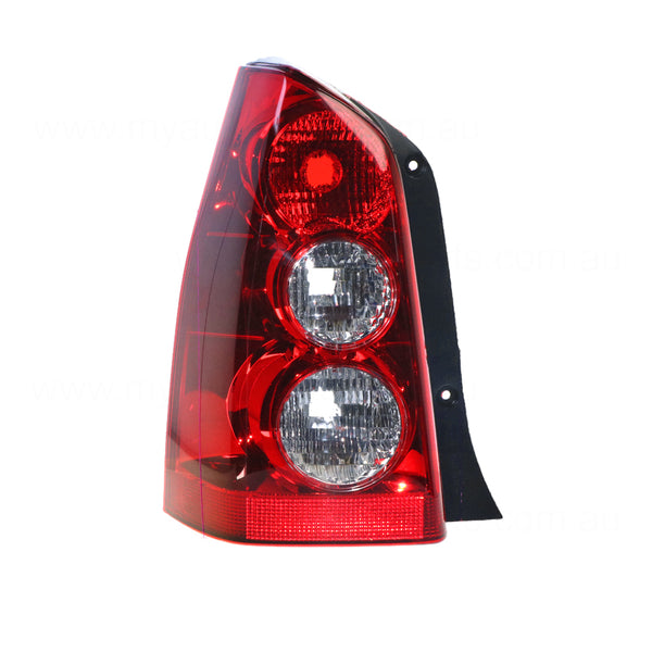 Black Red/Clear Tail Lamp Passenger Side OEM Suits Mazda Tribute CU 2000 to 2006