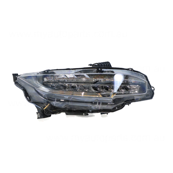 LED Head Lamp Drivers Side Genuine suits Honda Civic VTi-LX/RS 2016 On