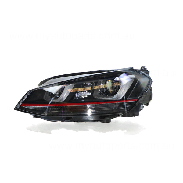 Xenon Head Lamp Passenger Side OEM Suits Volkswagen Golf GTi Performance MK 7 10/2013 to 7/2017