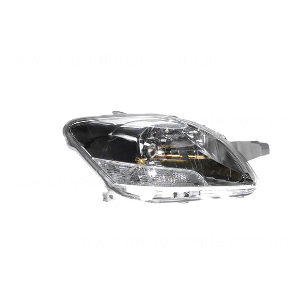 Halogen Manual Adjust Head Lamp Drivers Side OEM Suits Toyota Yaris NCP93R 2006 to 2016