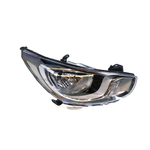 Head Lamp Drivers Side Certified Suits Hyundai Accent RB 2011 to 2013