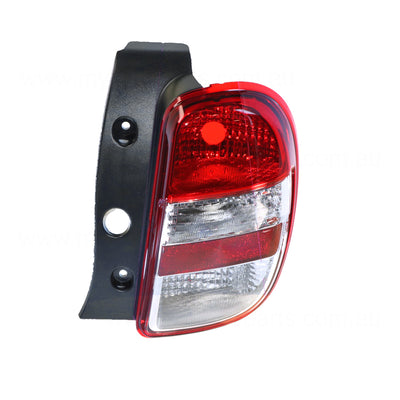 Tail Lamp Drivers Side Genuine Suits Nissan Micra K13 2010 to 2013