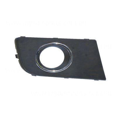 Chrome Front Bar Grille With Fog Light Mount Driver Side Genuine Suits Volkswagen Amarok 2H 2/2011 to 6/2013