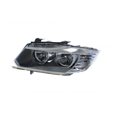 Halogen Electric Adjust Head Lamp Passenger Side OES Suits BMW 3 Series E90 2008 to 2012
