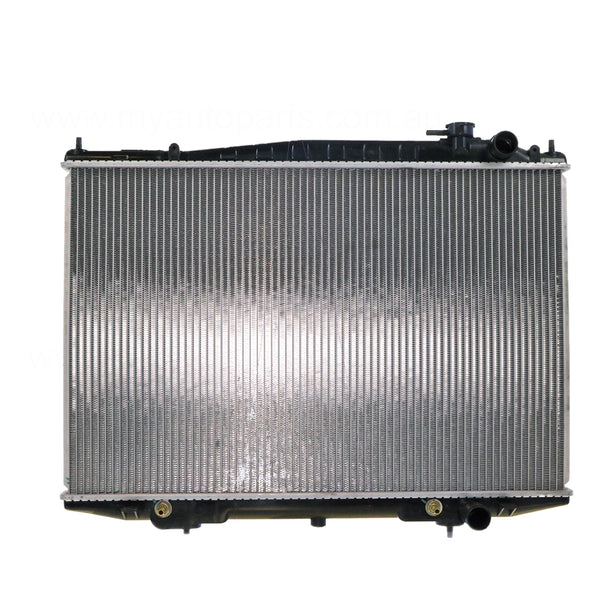 Radiator Plastic Aluminium 450 x 688 x 26 mm Automatic 2.4L L KA24 Aftermarket Suits Nissan Navara D22 1997 to 2001