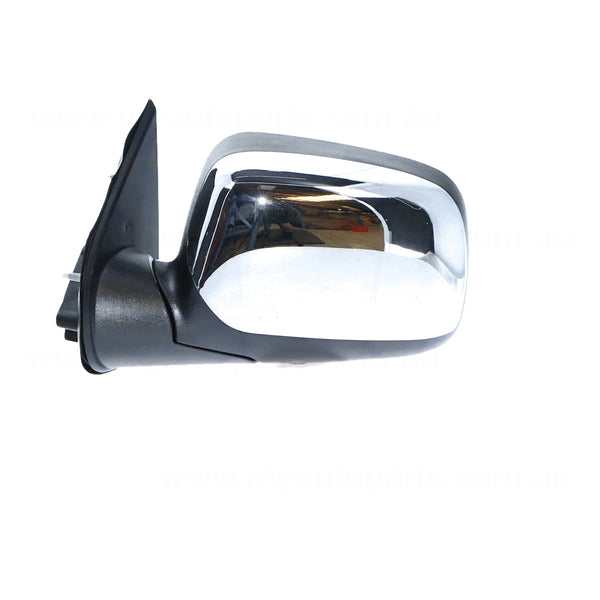 Chrome Door Mirror Passenger Side Aftermarket Suits Holden Rodeo RA 2003 to 2008
