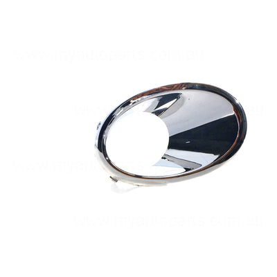 Chrome Front Bar Grille With Fog Light Mount Drivers Side Genuine Suits Nissan Dualis J10 1/2010 to 5/2014