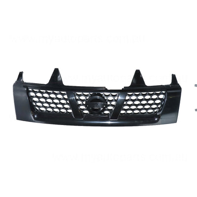 Black Grille Aftermarket suits Nissan Navara D22 DX 10/2001 to 4/2015