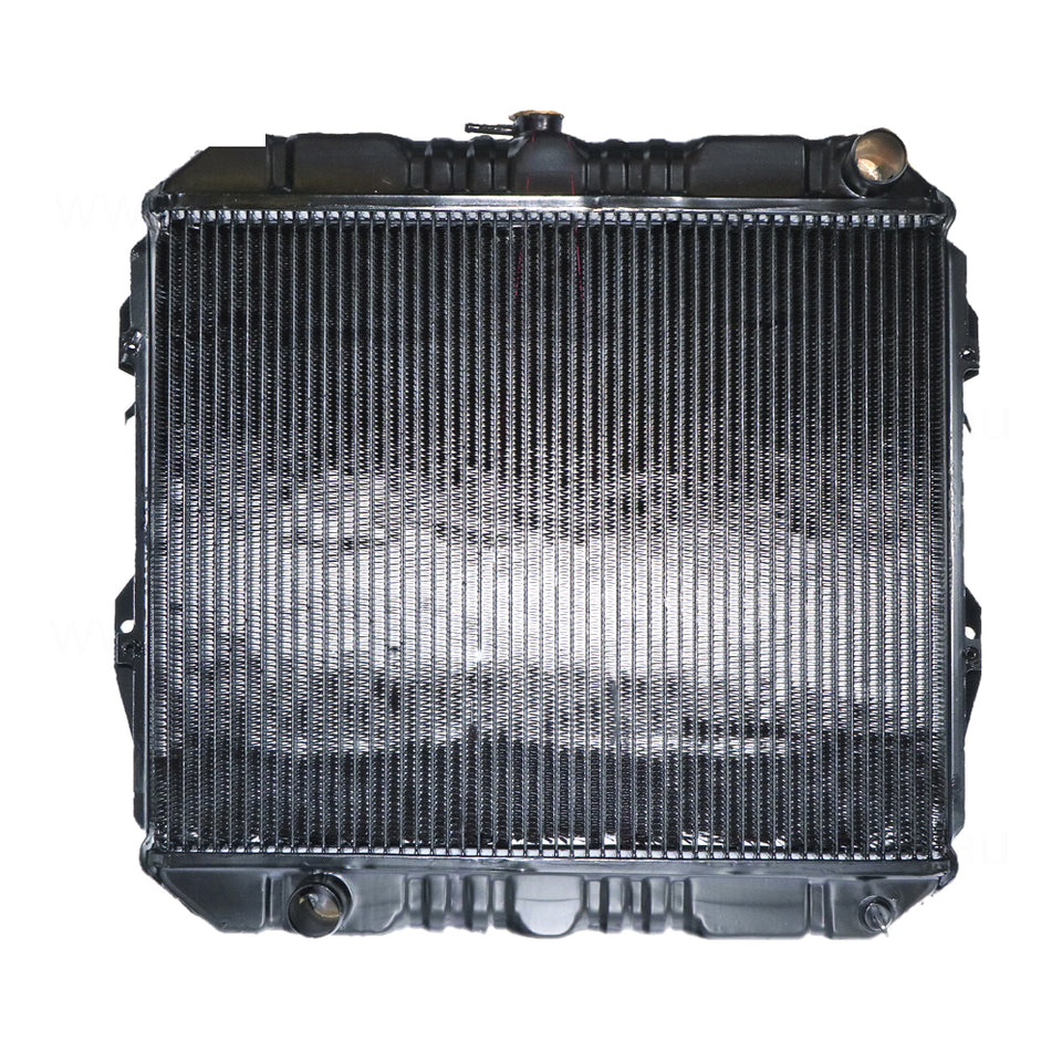 Radiator 35 / 35 mm Brass Copper 425 x 528 x 32 mm Manual 2.4 L 22R Aftermarket Suits Toyota Hilux LN85R/LN86R/RN85R/RN90R/YN85R 1988 to 1997
