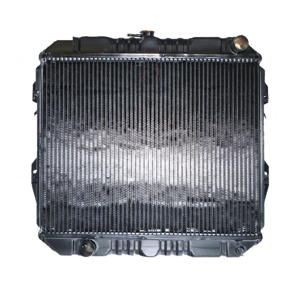 Radiator 35 / 35 mm Brass Copper 425 x 528 x 32 mm Manual 2.4 L 22R Aftermarket Suits Toyota Hilux LN85R/LN86R/RN85R/RN90R/YN85R 1988 to 1997