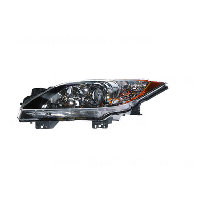 Halogen Manual Adjust Head Lamp Passenger Side OEM suits Mazda 3 BL
