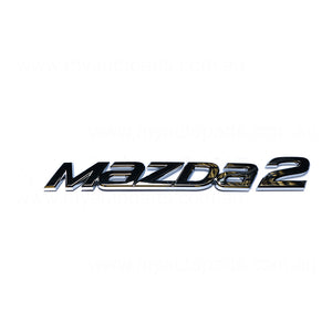Tail Gate Emblem "Mazda 2" OEM Suits Mazda 2 DJ 2014 to 2017