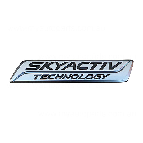 Boot lid Emblem "Skyactiv" OEM Suits Mazda 6 GJ Sedan 2012 to 2016