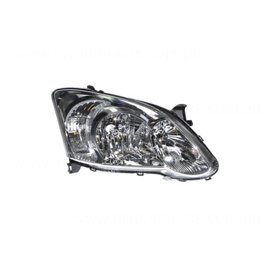 Halogen Head Lamp Drivers Side Genuine Suits Toyota Corolla ZZE122R 2004 to 2007