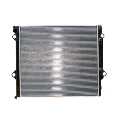 Radiator 38 / 38 mm Plastic Aluminium 650 x 588 x 32 mm Mauto 3.0 L 1KDTE Aftermarket Suits Toyota Prado RZJ120R / GRJ120R / KDJ120R 2002 to 2009