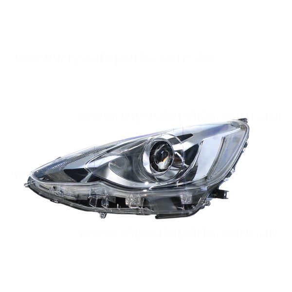 LED Head Lamp Passenger Side OEM Suits Toyota Prius-C NHP10R i-Tech2015 to 2017