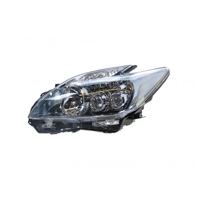 Xenon Head Lamp Passenger Side Genuine Suits Toyota Prius ZVW30R 2009 to 2016