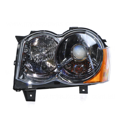 Bi-Xenon Manual Adjust Head Lamp Passenger Side OEM Suits Jeep Grand Cherokee WH 2005 to 2011