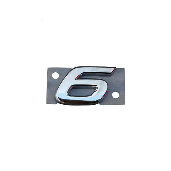 Boot lid Emblem "6" OEM Suits Mazda 6 GJ Sedan 2012 to 2016