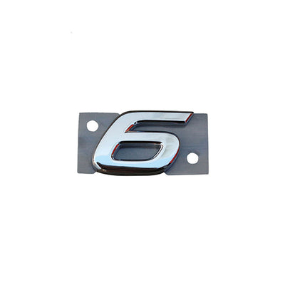 Boot lid Emblem "6" OEM Suits Mazda 6 GJ Sedan 2012 to 2016