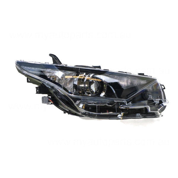 Halogen Manual Adjust Head Lamp Drivers Side OEM Suits Toyota Corolla ZRE182R 2015 to 2018