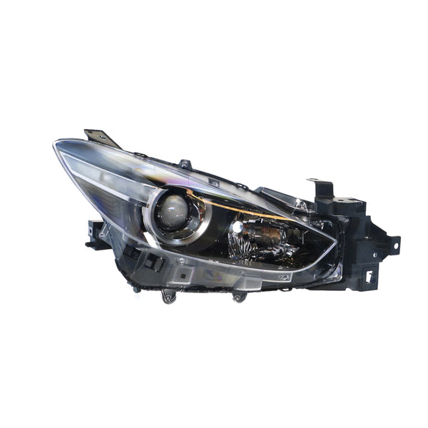 Halogen Manual Adjust Head Lamp Drivers Side OEM suits Mazda 3 BN